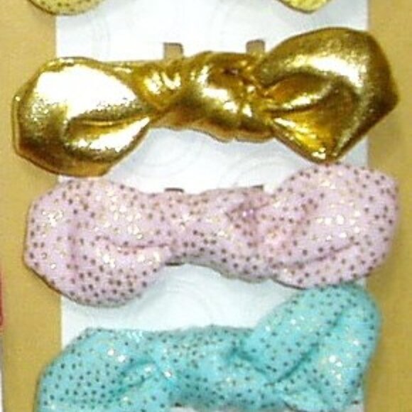 Girls Hair Clips Bow Knot Clippies Hairclip Baby & Age 3 up 14 pc Lot 3 - Picture 5 of 9